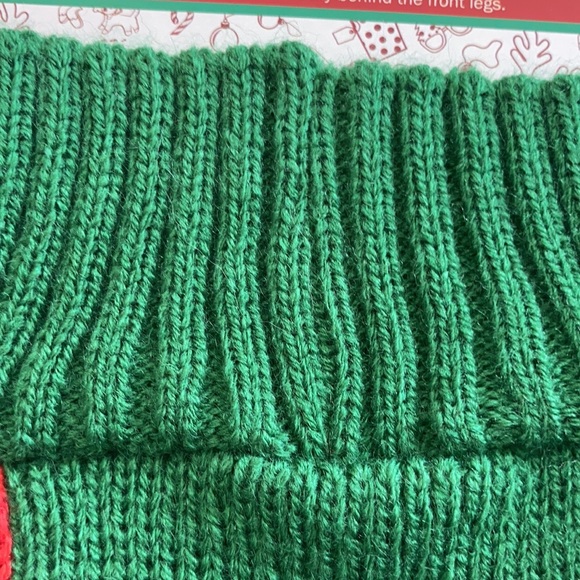 Small dog holiday pet sweater Christmas trees ugly Christmas sweater for dog cat - Picture 8 of 17